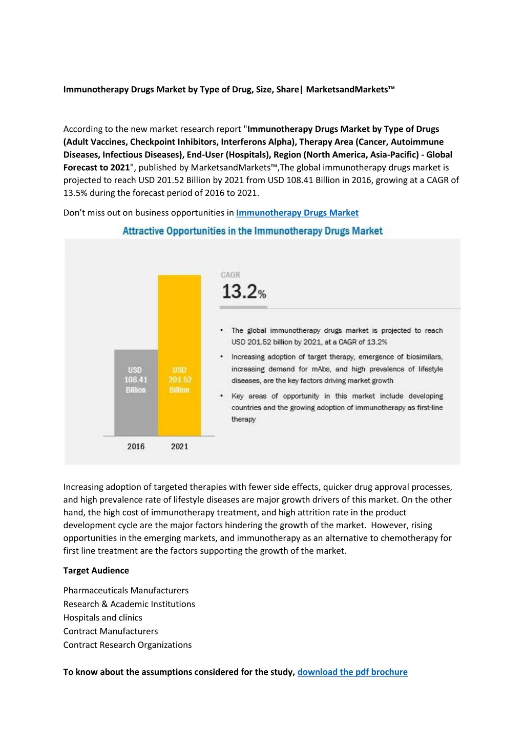 immunotherapy drugs market by type of drug size