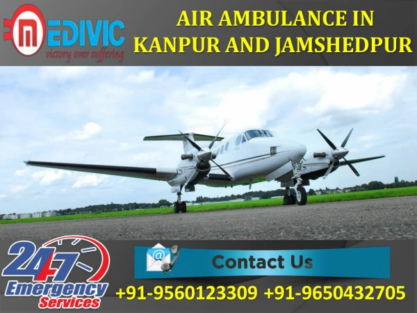 Select Most Estimable Life Care Air Ambulance in Kanpur and Gorakhpur by Medivic