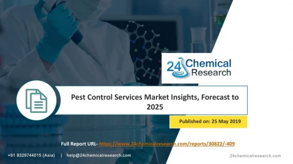 Pest control services market insights, forecast to 2025