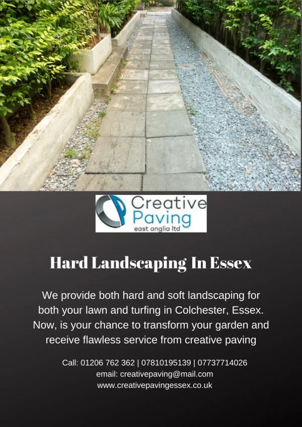 Hard landscaping in essex