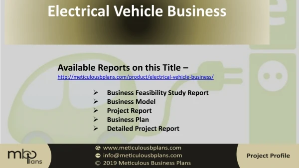 ELECTRICAL VEHICLE BUSINESS
