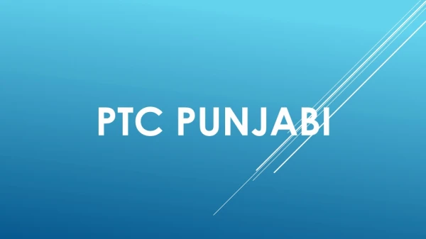 PTC Punjabi - About, Shows, Event & App