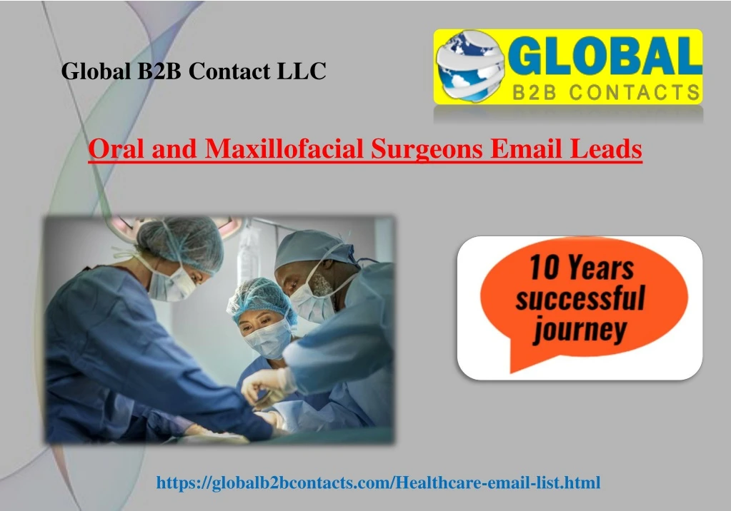 oral and maxillofacial surgeons email leads