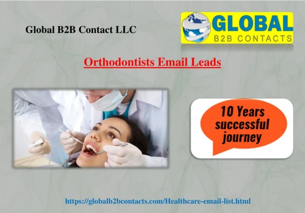 orthodontists email leads