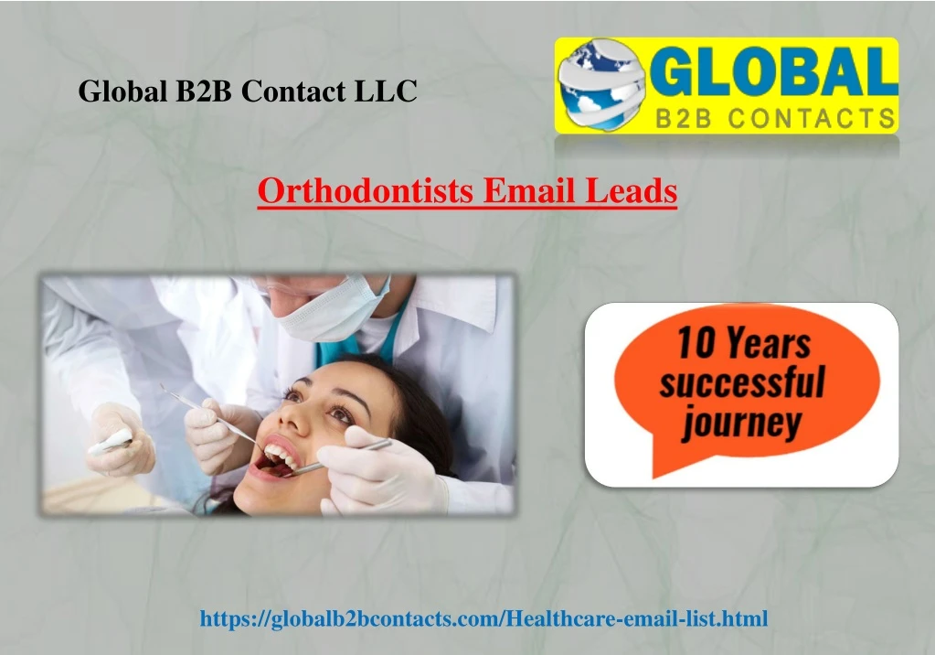 orthodontists email leads