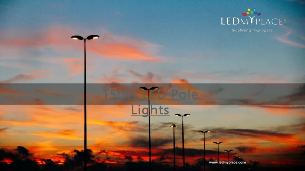 LED Pole Lights - Outdoor Street Security Lighting