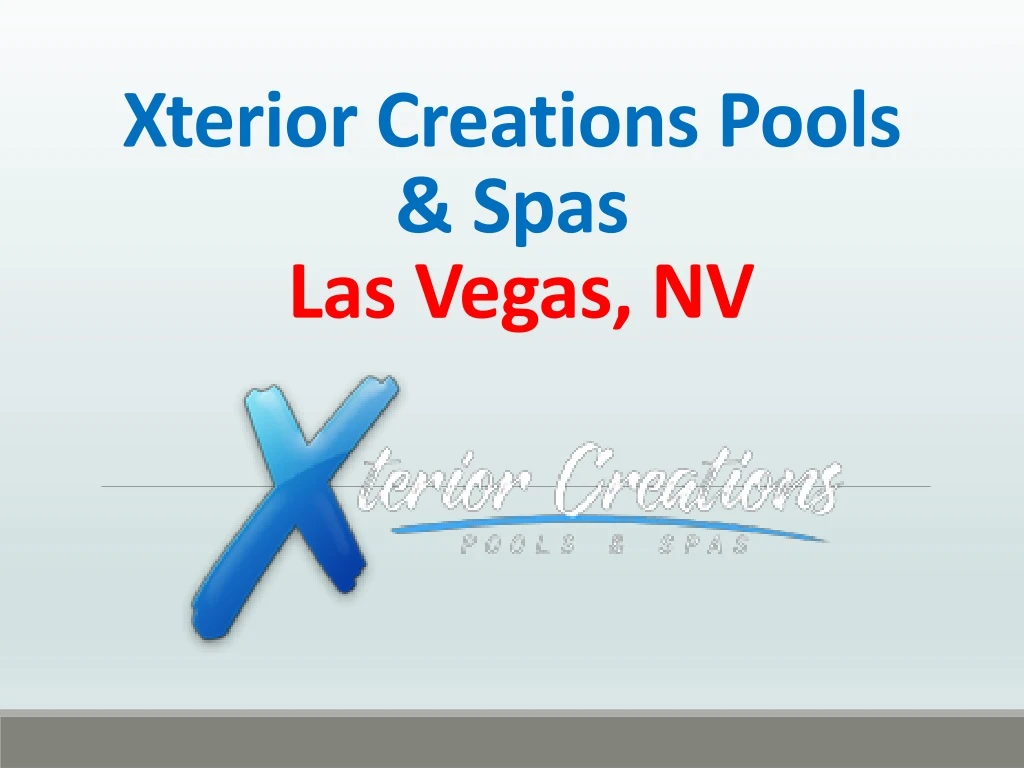 xterior creations pools spas las vegas nv