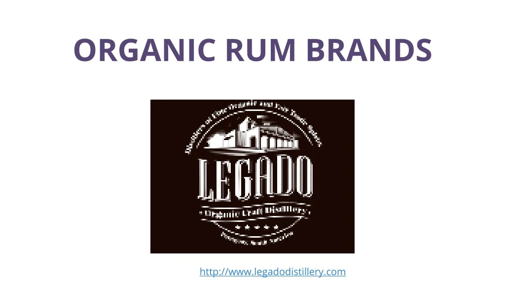 organic rum brands