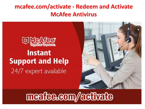 mcafee.com/activate - Redeem and Activate McAfee Antivirus