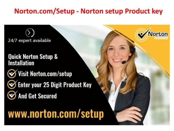 Norton.com/Setup - Norton setup Product key