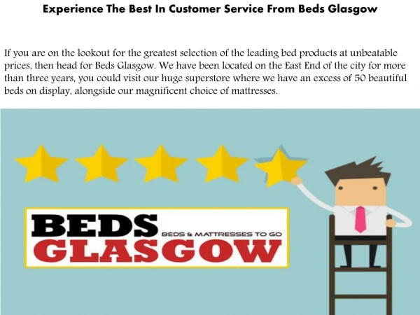 Experience The Best In Customer Service From Beds Glasgow