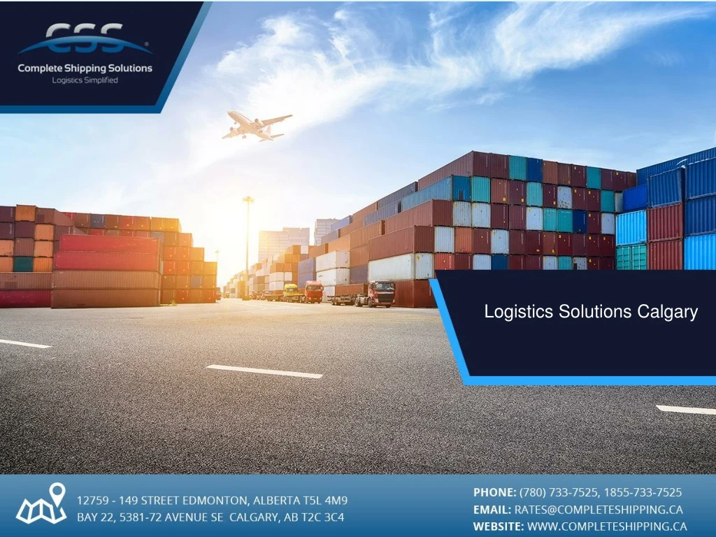 logistics solutions calgary