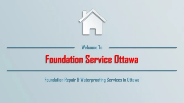 Call 613-890-4051 for getting Waterproofing Service in Ottawa
