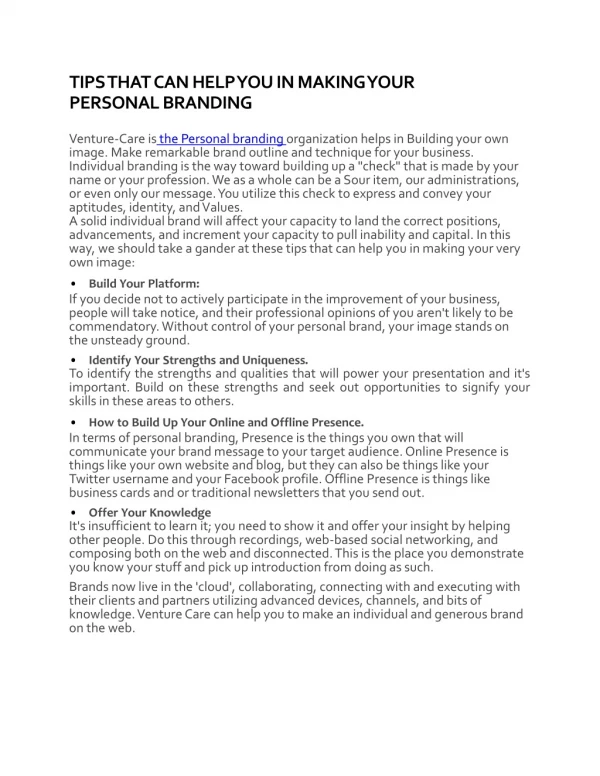 Personal Branding Agencies | Marketing & Branding Service Companies India