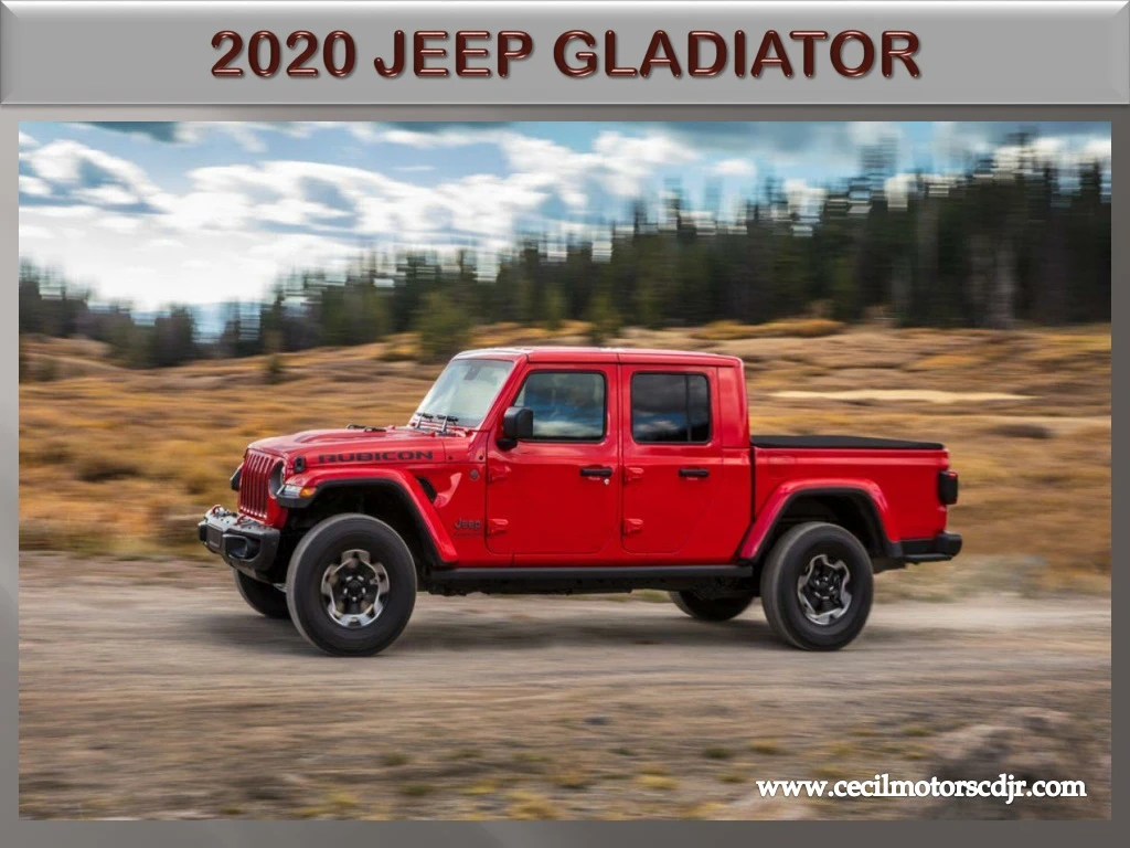 2020 jeep gladiator