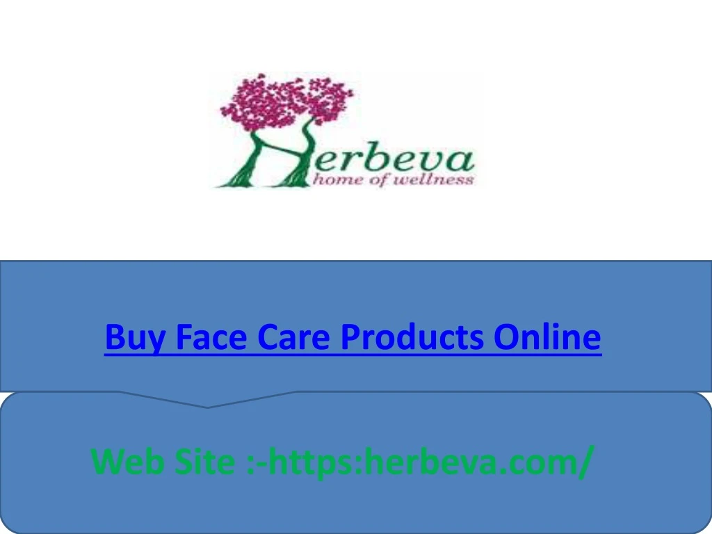 buy face care products online