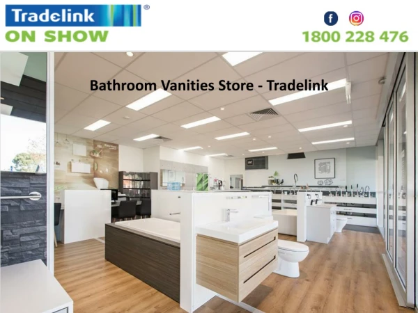 Bathroom Vanities Store – Tradelink