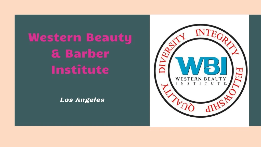 western beauty barber institute