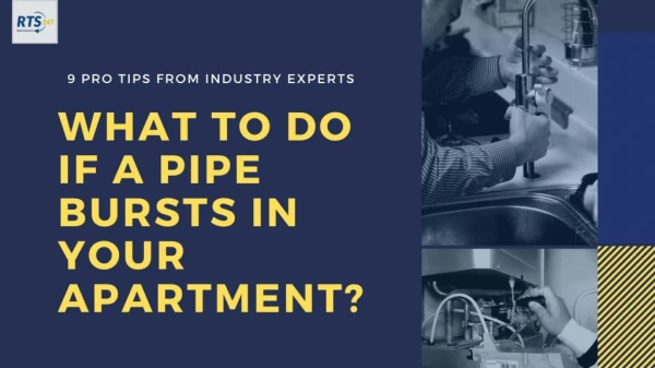 What To Do If A Pipe Bursts In Your Apartment
