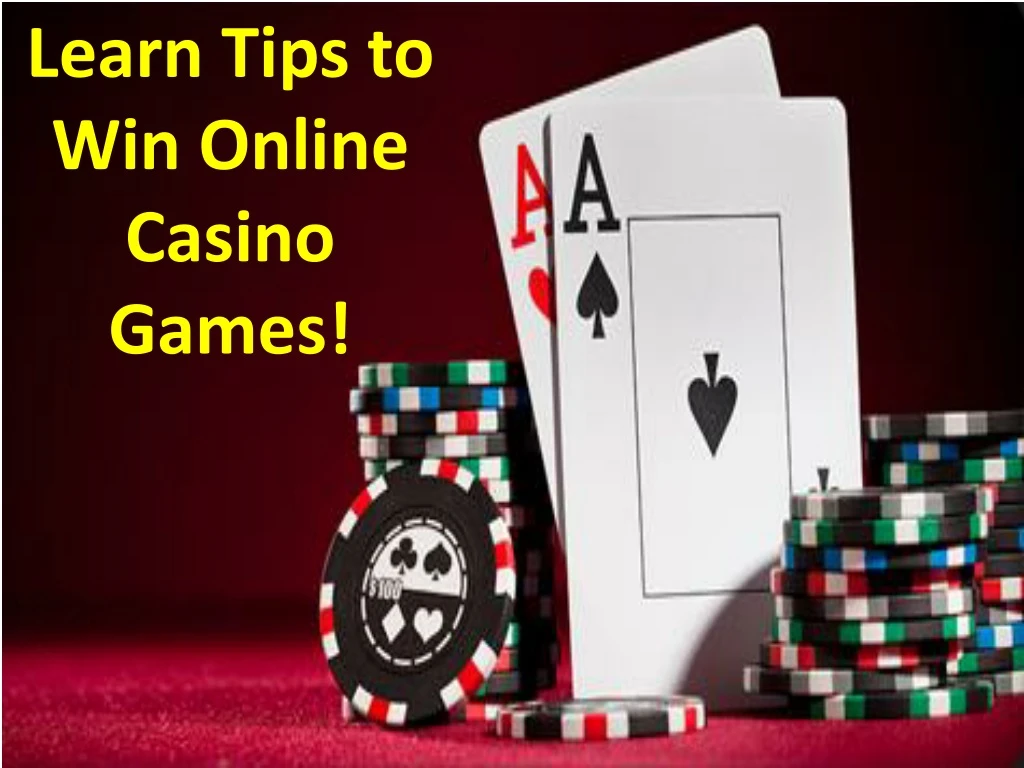 learn tips to win online casino games