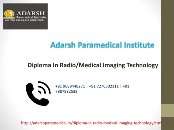 Diploma in radio/medical imaging technology course in pune|diploma Radiology courses in pune.