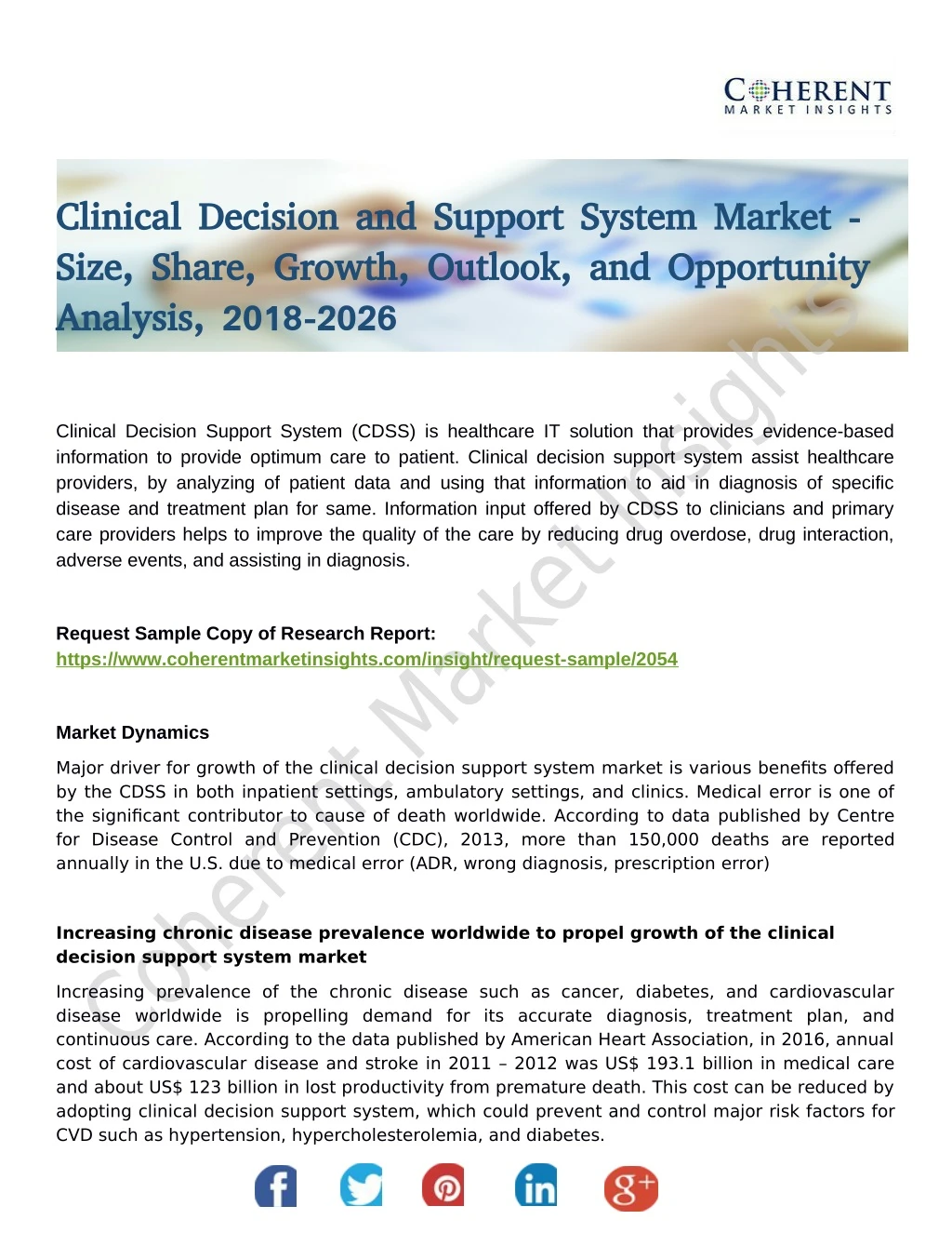 clinical decision and support system market
