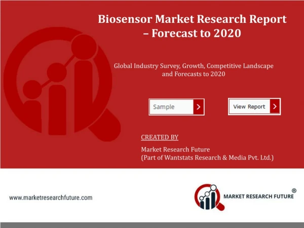 Biosensor Market Synopsis and Highlights, Key Findings, Major Companies Analysis and Forecast to 2023