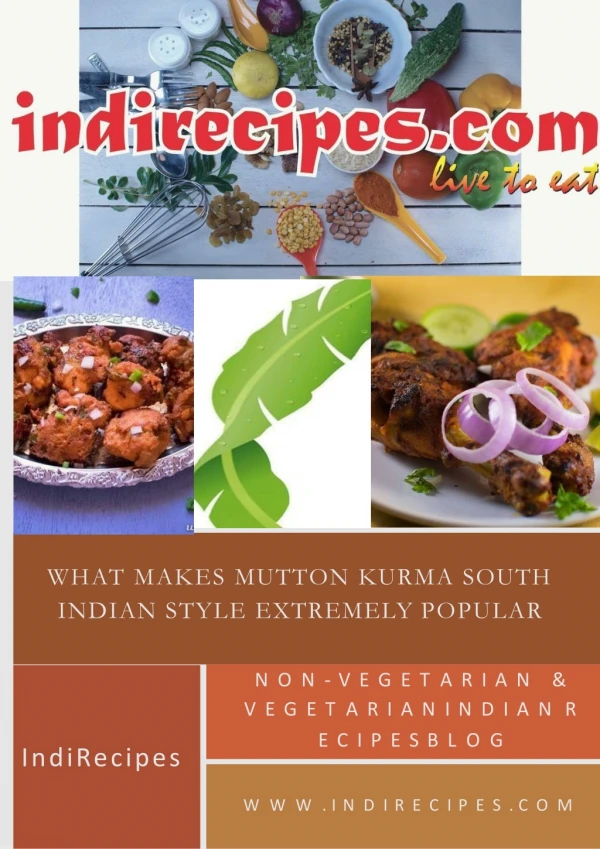 What Makes Mutton Kurma South Indian Style Extremely Popular