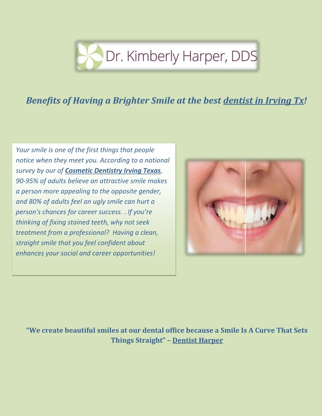 benefits of having a brighter smile at the best