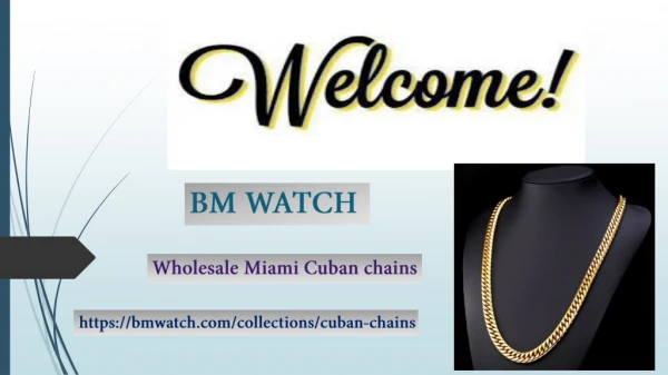 Wholesale Miami Cuban chains