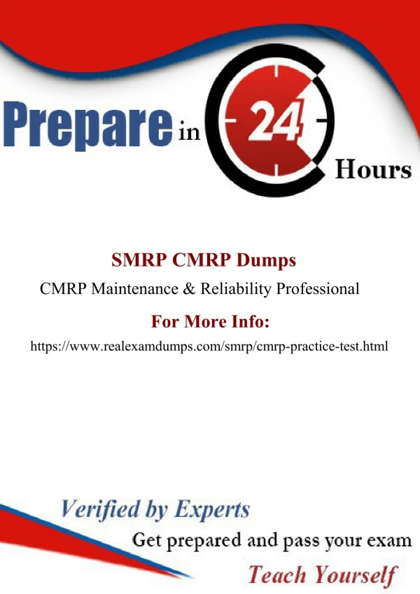 Latest CMRP Training Exam Question - Realexamdumps.com