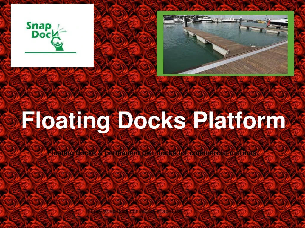 floating docks platform