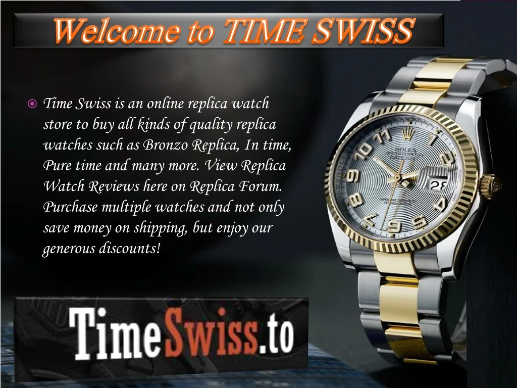 welcome to time swiss