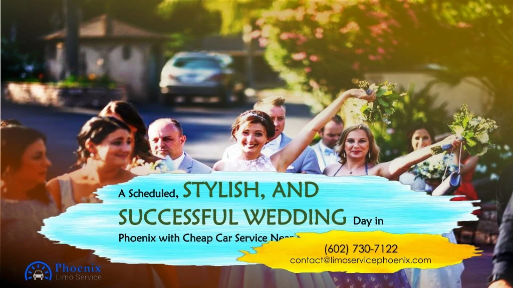 a scheduled stylish and successful wedding