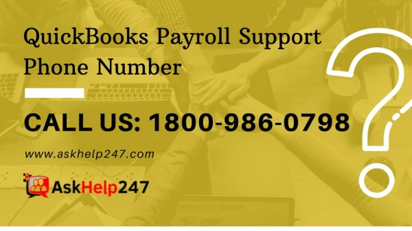 QuickBooks Payroll Support Phone Number | AskHelp247 | +1800-986-0798 |