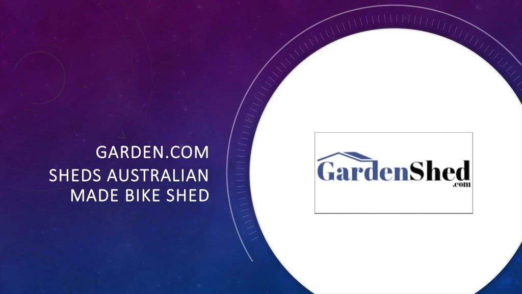 garden com sheds australian made bike shed