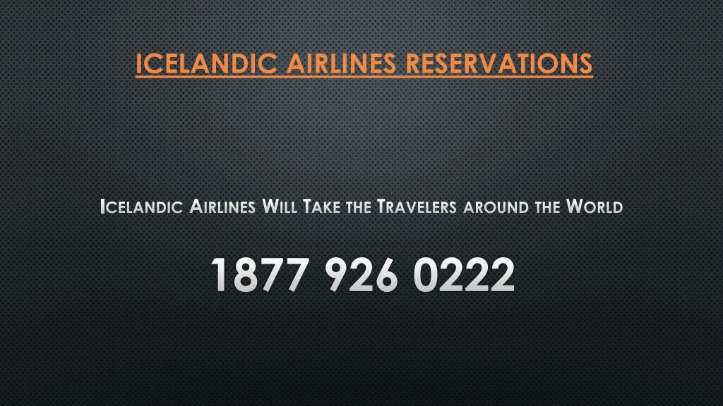 icelandic airlines reservations