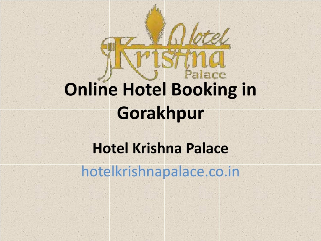 online hotel booking in gorakhpur