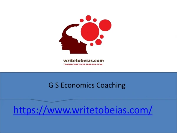 GS Economics Coaching
