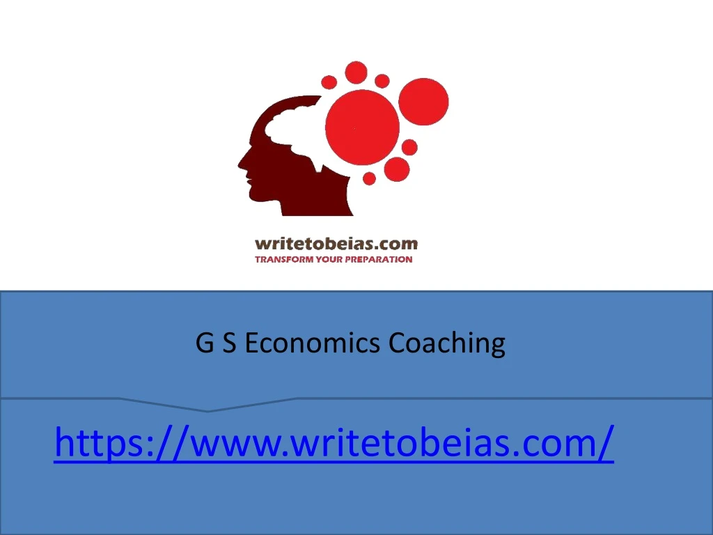 g s economics coaching