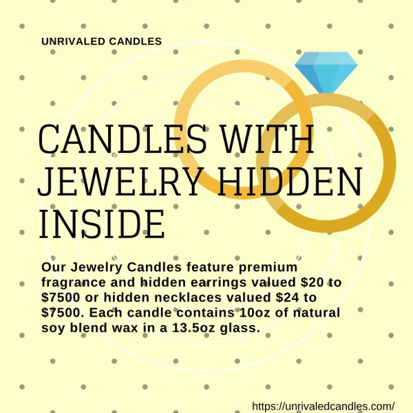 Candles With Jewelry Hidden Inside