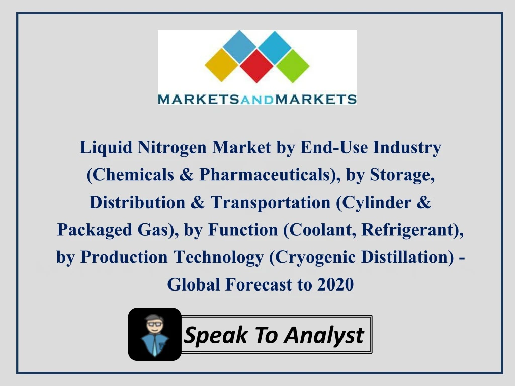 liquid nitrogen market by end use industry