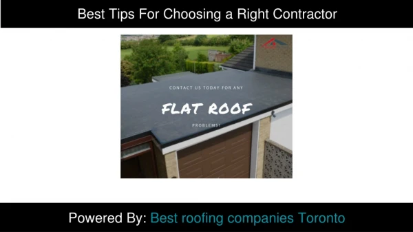 Best Tips for Choosing the Right Roofing Contractor