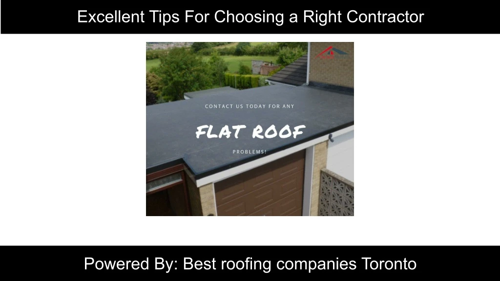excellent tips for choosing a right contractor