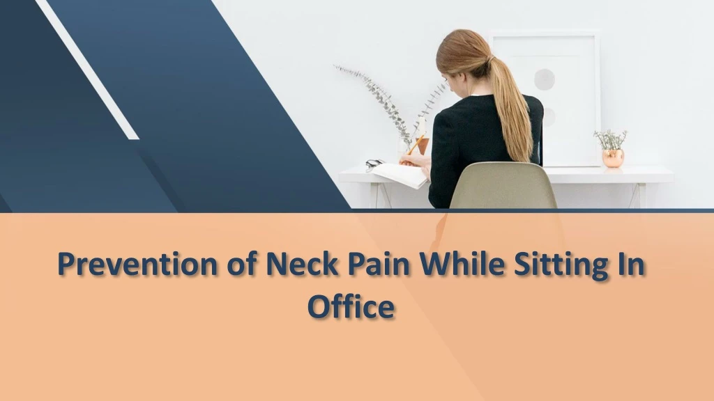 prevention of neck pain while sitting in office