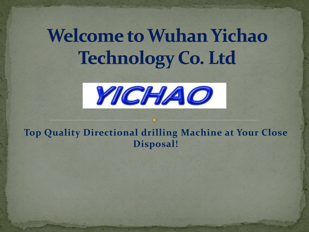 welcome to wuhan yichao technology co ltd