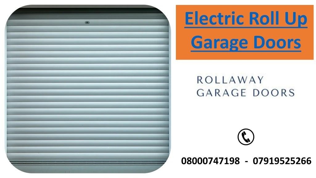 electric roll up garage doors