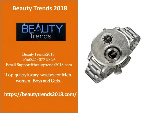 BeautyTrends2018 Gents Watch Price