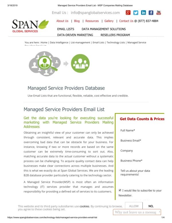 List of Managed Service Providers
