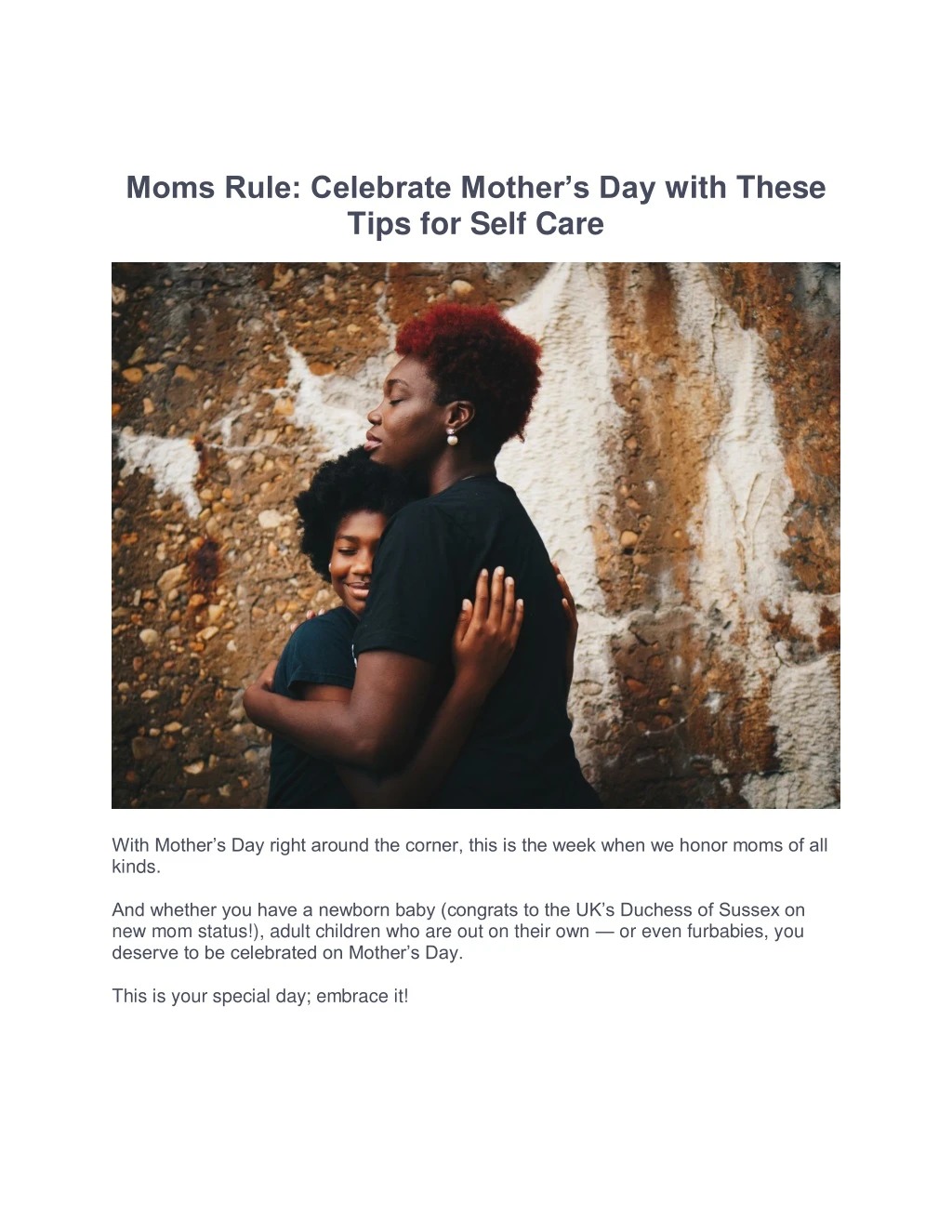 moms rule celebrate mother s day with these tips